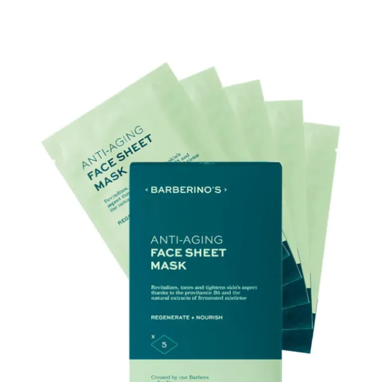 Barberino's - Anti-Aging Face Sheet Mask 5 maschere monouso x 28 ml