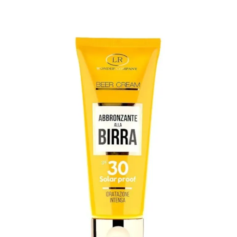 BEER CREAM - Abbronzante alla Birra Viso/Corpo SPF 30 100 ML