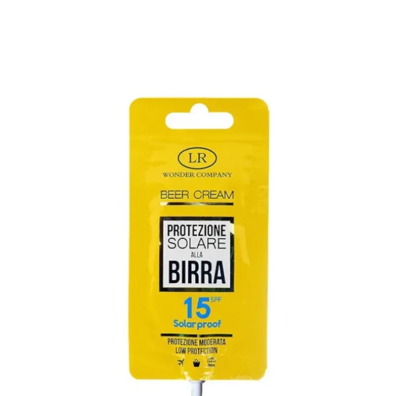 BEER CREAM - Protezione Solare alla Birra Viso/Corpo SPF 15 15 ML
