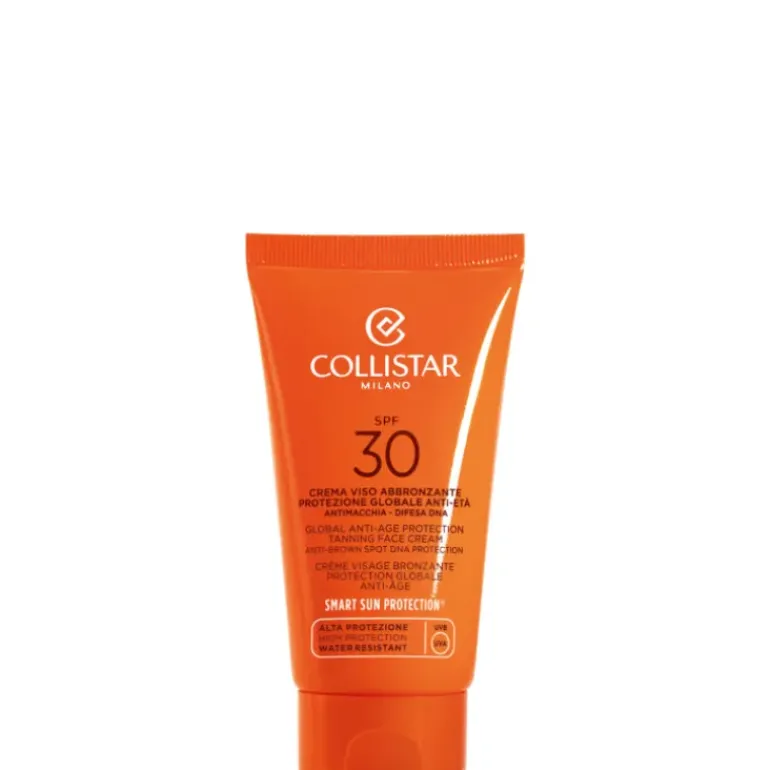 Crema Viso Abbronzante Protezione Globale Anti-Età SPF 30 50 ML