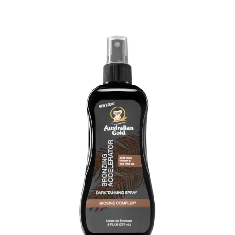 Dark Tanning Accelerator Spray Gel with Bronzers 237 ML
