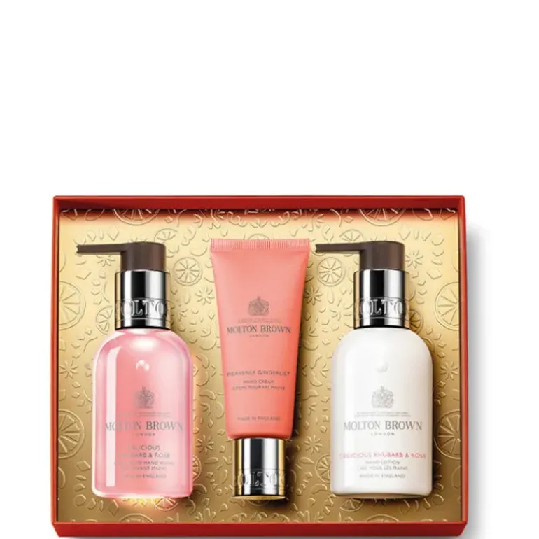 Delicious Rhubarb & Rose Hand Cream Gift Set 100 ML Sapone Liquido man