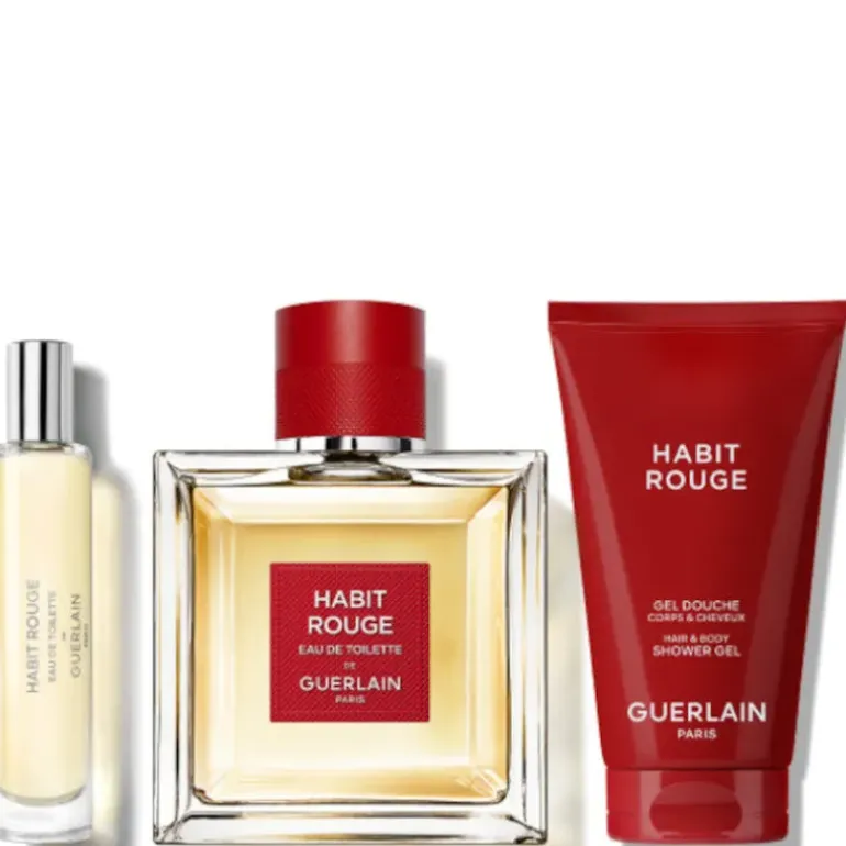 Habit Rouge EDT Cofanetto 100 ML Eau de Toilette + 75 ML Gel Doccia +