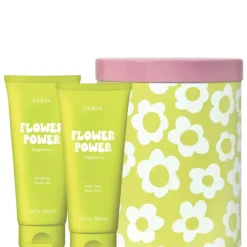 HAPPYBOX KIT 1 FLOWER POWER 200 ML Latte Corpo + 200 ML Gel Doccia
