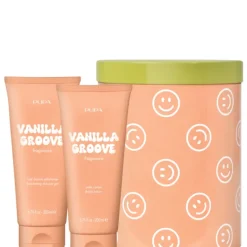 HAPPYBOX KIT 2 VANILLA GROOVE 200 ML Gel Esfoliante Corpo + 200 ML Lat