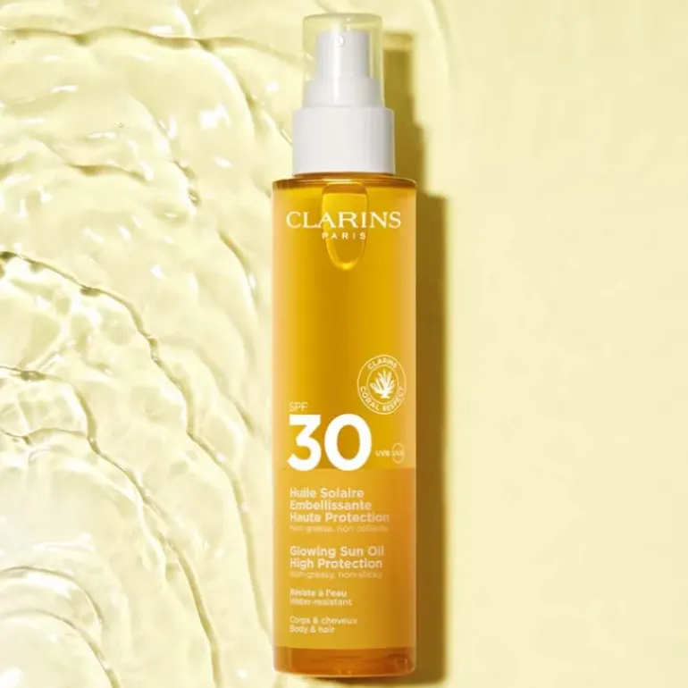 Huile Solaire Embellissante Haute Protection SPF 30