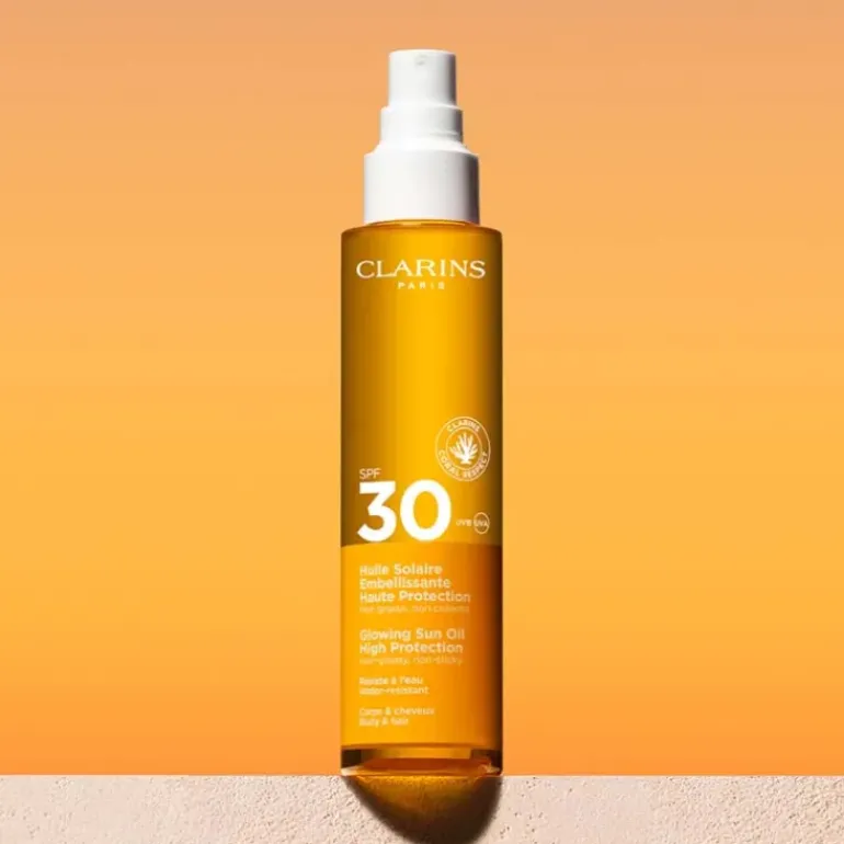 Huile Solaire Embellissante Haute Protection SPF 30