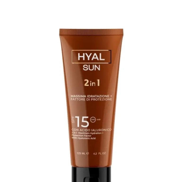 Hyal Sun - Crema Solare SPF 15 2 in 1 Viso/Corpo 125 ML