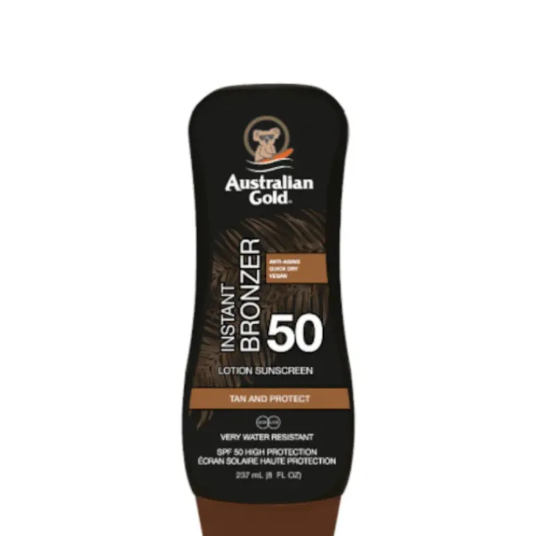 Lotion Sunscreen SPF 50 Instant Bronzer Whit Bronzer 237 ML