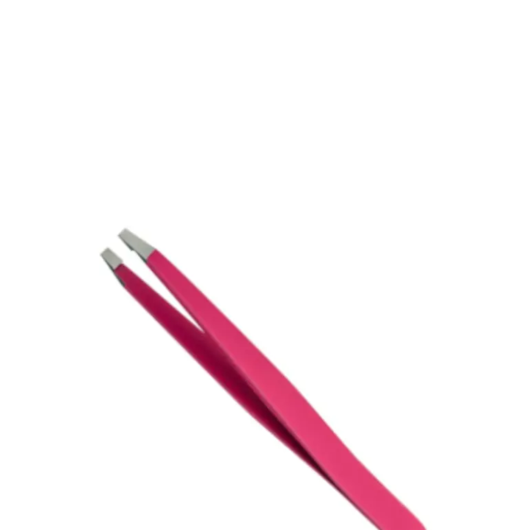 Pinzetta Inox Punta Retta Fucsia N1080