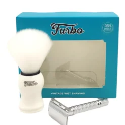 Rasoio di sicurezza Furbo Tech III + Pennello Professionale VINTAGE WE