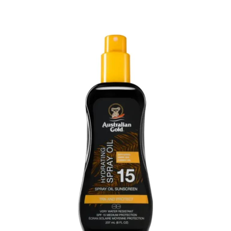 Spray Oil Sunscreen SPF 15 con Olio di Carota 237 ML