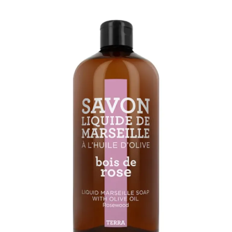 TERRA - Bois de Rose Savon Liquide de Marseille Recharge 1000 ML