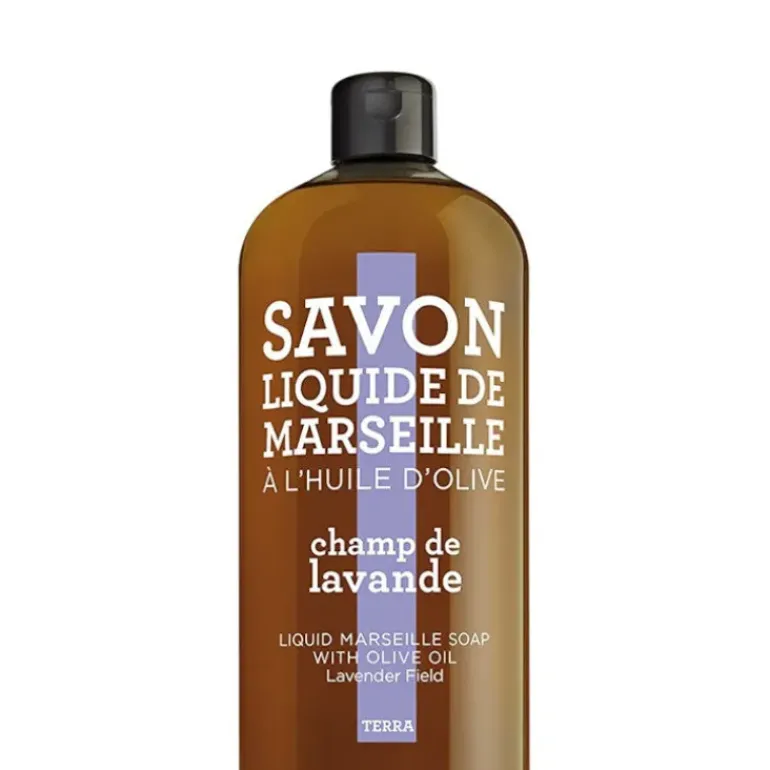 TERRA - Champ de Lavande Savon Liquide de Marseille Recharge 1000 ML